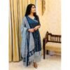 Rayon Anarkali Kurta Pant and Dupatta Set