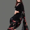 Priyashi Unstitched Crepe Kurta & Patiyala Material Printed